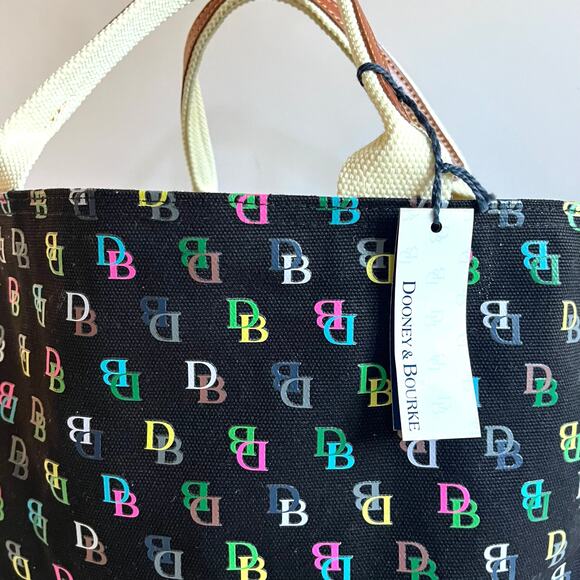 Dooney & Bourke Multicolor Logo Shoulder Bag - Picture 2 of 10